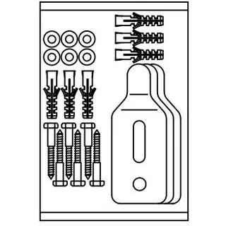 Roca av0017500r Ersatz Kit Schrauben Haken Urinal-WC-Colleción – Urin) – verschiedene Series