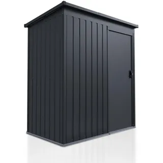Juskys Geräteschrank 1,64 x 0,88 m Dunkelgrau