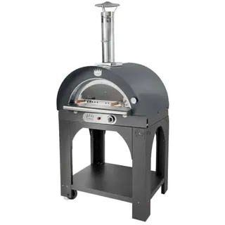 Backofen CLEMENTI Pulcinella Gas 80X60 Anthrazit