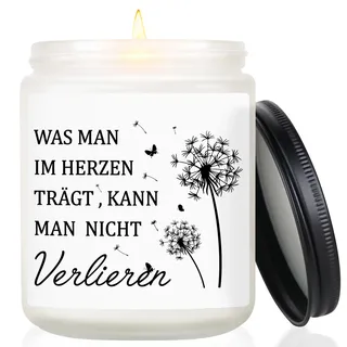 Trauergeschenk, Kondolenz Trauerkerzen mit Spruch