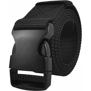 Nylongürtel für Damen und Herren, taktischer Canvas-Gürtel mit Kunststoffschnalle, verstellbarer Hüftgurt für Outdoor-Training und Sport, Flughafensicherheit, 110 cm