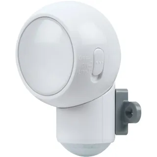 osram homelighting Osram LED-Nachtlicht mit Bewegungsmelder, batteriebetrieben, 3000K warmweiß, IP43-Schutz, inkl. Batterien und Magnethalterung