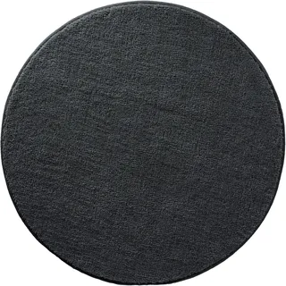 Badematte OTTO HOME "Vanessa, Badvorleger, Badezimmer Teppich" Gr. 7, schwarz, H:10mm, Polyester, Badematten, Badematte, Badteppich, weiche Haptik, unifarben