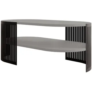 Mirjan24 Fikoli Schwarz/Grau Metall 50 x 40 cm