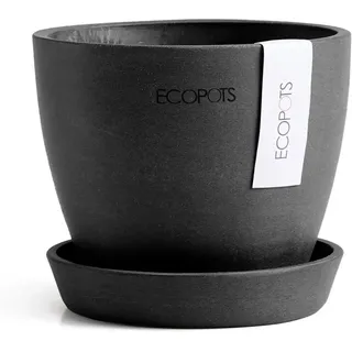 Ecopots Pflanztopf Antwerp Mini Dunkelgrau 11,5 cm x 10,1 cm