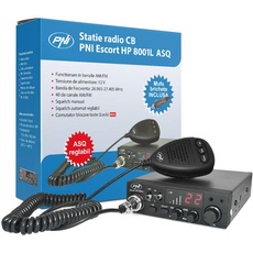 CB-Funkgerät PNI Escort HP 8001L einstellbar ASQ 4W Tastensperre Funktion + Kopfhörer HS81L enthalten