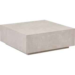 Home Deluxe - Couchtisch Amiri XL - Farbe: Beige, Größe: 95 x 95 cm, MDF Platte, bereits fertig montiert I Wohnzimmertisch Beistelltisch Sofatisch - Beige