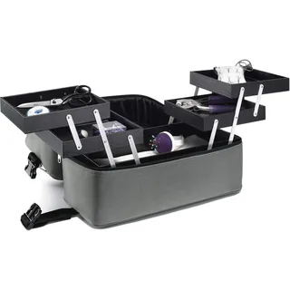 Prym 612835 Deluxe L Nähkoffer, Polyamid, anthrazit, 44,5 x 23 x 21,5 cm