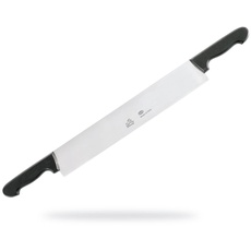 Premax - Messer mit 2 Griffen - Ideal zum Schneiden von Käse - Griff aus Edelstahl und Nylon - 13297 - Made in Italy