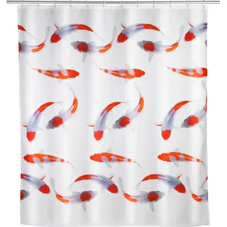 Wenko Duschvorhang Nagoya 180 x 200 cm orange