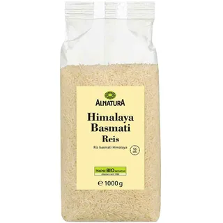 1kg Alnatura Bio Himalaya Basmati Reis Langkornreis besonderen Duft 1000g
