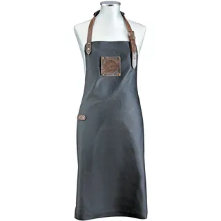 F.DICK Lederschürze XL (Kochschürze/Schürze/Grillschürze schwarz) 9166800-XL-01