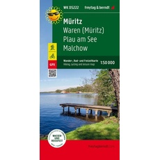 Müritz, Wander-, Rad- und Freizeitkarte 1:50.000, freytag & berndt, WK D5222