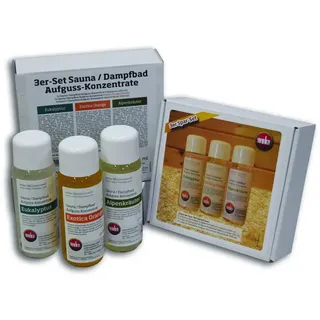 Weka Sauna- und Dampfbadduft 3er-Sparset