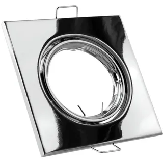 Brightium Quadratisches Chrom-Ring-Kit: Modernes und elegantes Design, ideal für jeden Raum. Die verchromte Oberfläche sorgt für Langlebigkeit und einen modernen Touch, der Ihre Einrichtung aufwertet.