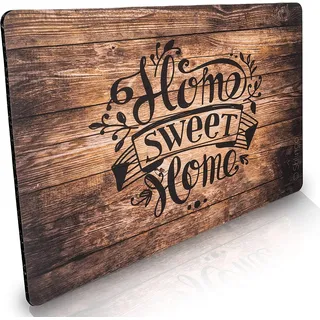 Fußmatte Innenbereich Fussmatte draussen Tür-Matte Fußmatte Home Sweet Home Spruch Schmutzfangmatte Eingangsbereich Stilingo Vorleger Matte Haustür 70 x 50 cm
