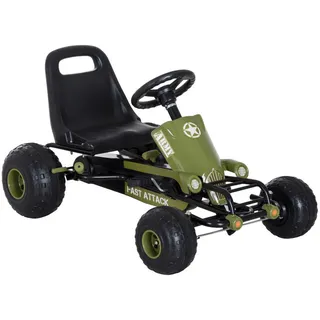 Homcom Go Kart grün (99x65x56cm)