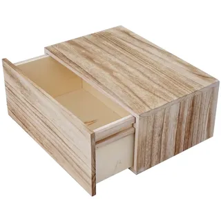 Mendler Wandregal HWC-C55 21 x 46 x 30 cm Naturbraun