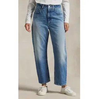 Polo Ralph Lauren für Damen. 211969371001 Blaue Jeans mit entspannter Passform (29/32), Lässig, Baumwolle, Denim