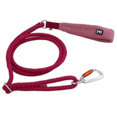 Hurtta Adjustable rope leash ECO beetroot 120-180cm/6mm