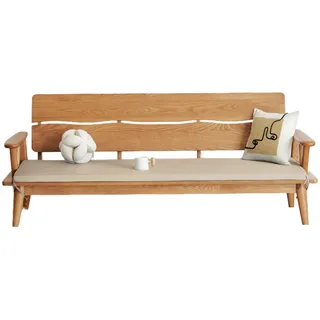 EBETA Bankauflage Outdoor Sitzauflage Bankkissen Wetterfest Gartenbank Sitzkissen waschbar, 5cm dick Bankpolster Bezug abnehmbar Gartenmöbel (Khaki, 180 * 50 * 5 cm)