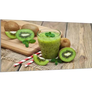 Herdabdeckplatte 90x52 Glaskeramikkochfeld Abdeckung Spritzschutz Glasplatte Deko Schneidebrett, Kiwi Holz