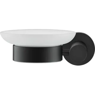 Duravit D-Code Seifenschale, wandhängend, links, 0099174600, Farbe: Schwarz Matt