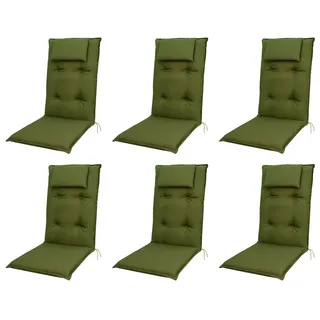Doppler Hochlehner Auflage 8 x 48 x 8 cm grün 6 St.
