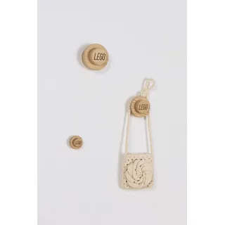 LEGO Kleiderhaken 1x1 Eiche Beige