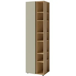 masseno Bücherregal 55 x 40 x 195 cm Eiche