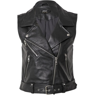 Only Onlvera Faux Leather Waistcoat Otw (15239240) black