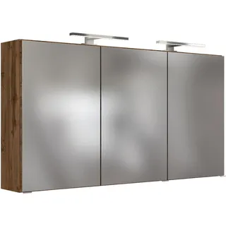 Held Spiegelschrank , Metall , 6 Fächer , 120x66x20 cm , Made in Germany , Typenauswahl, individuell planbar , Badezimmer, Badmöbelsets & -serien, Badmöbelserien