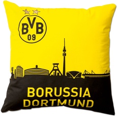 Bild BVB 16820100 - BVB-Kissen mit Skyline, Borussia Dortmund, 40x40cm,