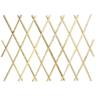Verdemax 5272 Ausziehbares Rankgitter aus Bambus, 1,8 x 1,2 m, Natur