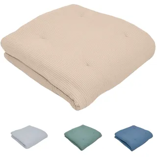 ULLENBOOM Krabbeldecke für Baby 120x120 cm - Dick und weich gepolstert | Außenmaterial: 100% Baumwolle, Alle Materialien OEKO-TEX zertifiziert, Made in EU, Schadstoffgeprüft und waschbar