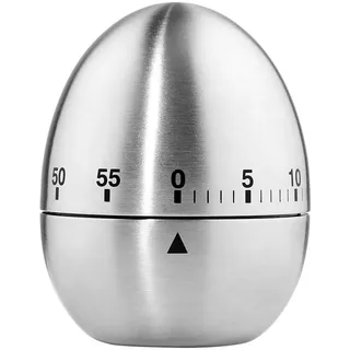 Butlers Eieruhr Right On Time , Silberfarben , Metall , 6x8x8 cm , Küchenzubehör, Küchenhelfer