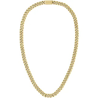 Boss Schmuck Edelstahl Panzerkette goldfarben