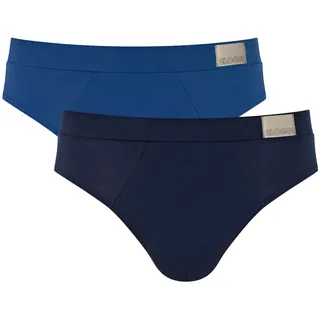 SLOGGI GO Natural Brief C2P blau S 2er Pack