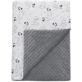 Warme Decken Winter Kinderdecke Babydecke Wohndecke Baby Kuscheldecke mit Dreilagige Baumwolle, Sofa Decken Kinderwagen Decke, Babydecke Neugeborenen Geschenke zur Geburt, 110 * 140cm Grau