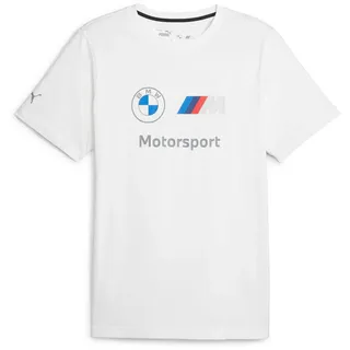 Puma Bmw Mms Ess Logo Kurzarm-T-Shirt White S