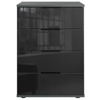 WIMEX Nachtschrank Saigon 52 x 38 x 74 cm Schwarz