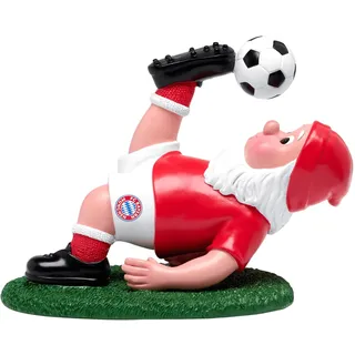 FC Bayern München Gartenzwerg Fallrückzieher Rot I Fußball I Gartendeko