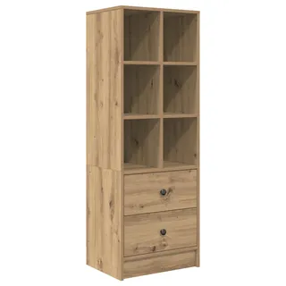 vidaXL Highboard mit Schubladen Artisan-Eiche 45,5 x 34 x 127 cm - Braun