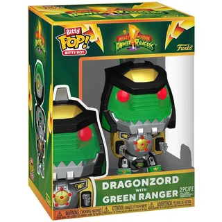 Funko Bitty Bots: Power Rangers - Dragon Zord with Green Ranger​ - Sammelbare Vinylfigur - Geschenkidee - Offizielles Merchandise - Spielzeug für Kinder & Erwachsene - Modellfigur für Sammler