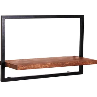 SIT Möbel Wandregal 65 x 25 x 35 cm Schwarz