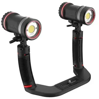 Sealife Duo Sea Dragon 10k Color Boost Tauchlampe - Black / Red - 5000 Lumina