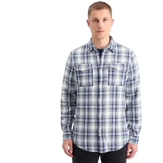 Scotch & Soda 178718 Langarmhemd - Blue White Check - XL