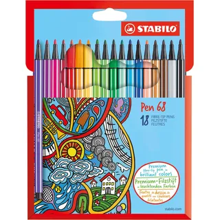 Pen 68 Kartonetui 18 St.