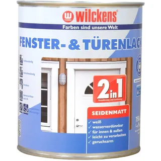 Wilckens Fenster- & Türenlack Weiß seidenmatt 0,75 l