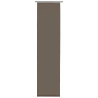 GARDINIA Flächenvorhang Stoff Entry braun 60 x 245 cm